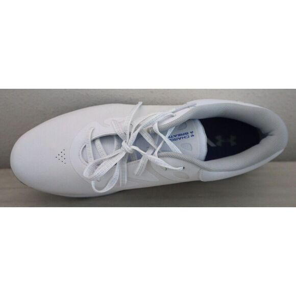 Under Armour Women's Sz 9.5 White UA Charged Breathe 2 Spiked Golf Shoes - Picture 11 of 11